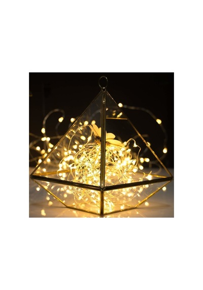 Party Yılbaşı Kamp Parti Noel Pilli Peri Led 3 Metre 2 Adet Pil Siyah