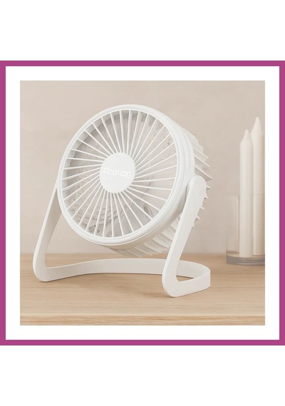 Gees Global Usb Şarjlı Masaüstü Fan 14.5x14.1 Cm Pvc Gövde Gbzs