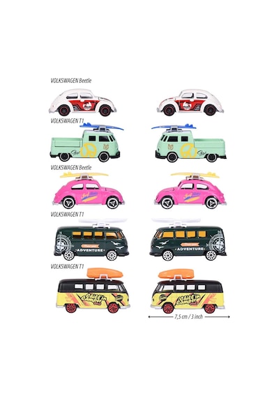 Majorette Volkswagen The Originals 5'li Koleksiyon Paketi