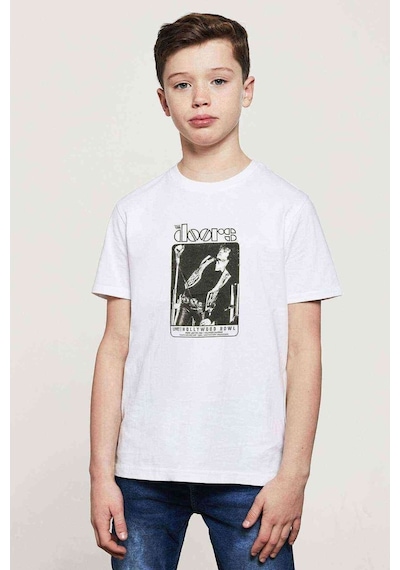 Tshirthane The Doors Live Hollywood Bowl Baskılı Unisex Çocuk Beyaz T-Shirt