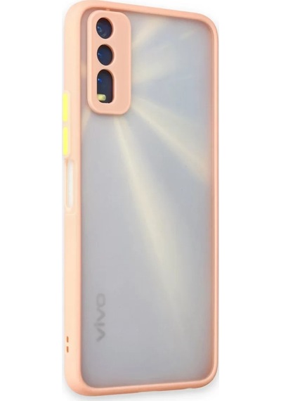 Newface Vivo Y11s Kılıf Montreal Silikon Kapak - Pembe