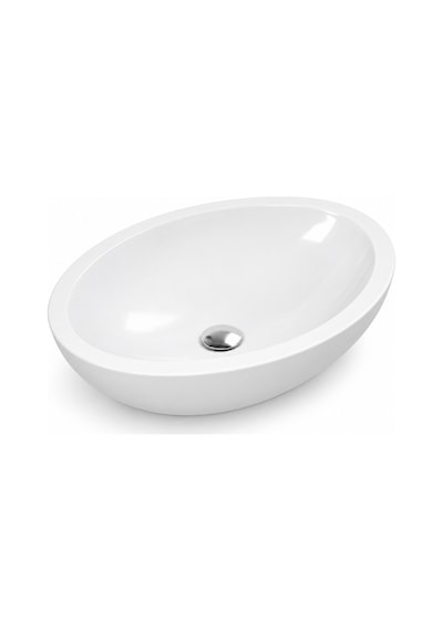 Ideal Standard Strada O Tezgah Üstü Çanak Lavabo 60x42 Cm Batarya Deliksiz Beyaz K078401