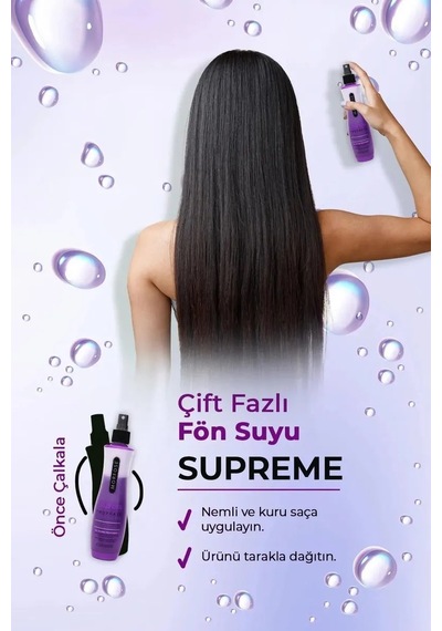 Jenerik Çift Fazlı Supreme Kondisyoner Fön Suyu 240 Ml - Mrfs