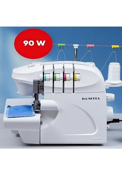 Kumtel Ev Tipi Overlok Makinesi Beyaz