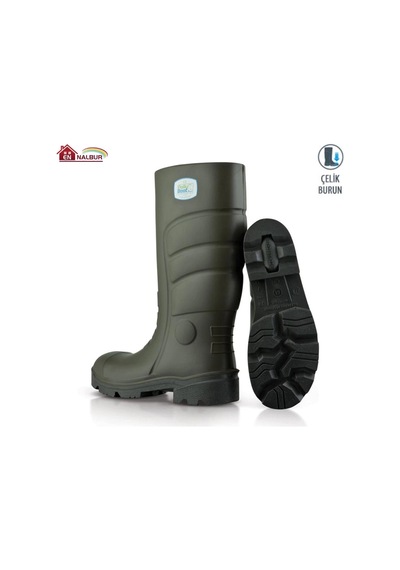 Mey İthalat Pollyboot Vega 44 Numara Çelik Burunlu Çizme Poliüratan