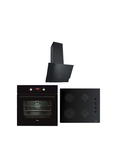 Teka HAK 629 BK + GBE 64002 KBC BK + ATV 60 Siyah Ankastre Set