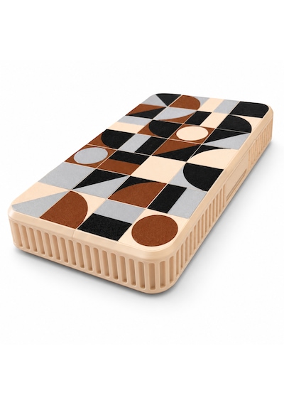 Katlanabilir Tavla Seti 25x22 Cm Kahverengi Krem Seyahat Tavlası Zar Ve Pullar Dahil Taşınabilir Mini Tavla Oyunu