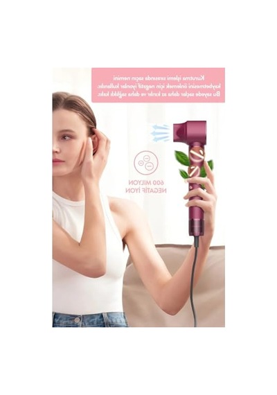 Uzun Multi-styler Saç Şekillendirici, 5in1 Hava Üflemeli