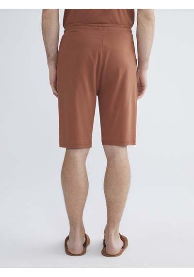 Lc Waikiki Lc Waıkıkı Kahverengi Standart Kalıp Erkek Pijama Alt Şort