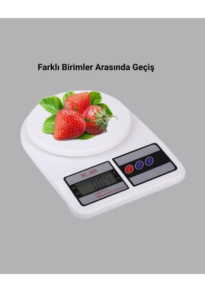 Lcd Ekranlı Hassas Dijital Mutfak Terazisi - 5kg Kapasite, 1g Hassasiyet Yeni Nesil