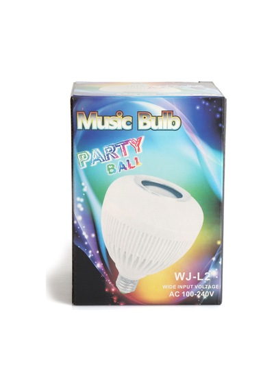 Forland Bluetooth Hoparlör Akıllı Led Ampul 12 Renkli Kumandalı