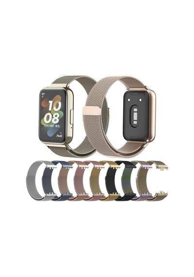 Samsung Uyumlu Galaxy Fit 3 Zore Krd-01 Metal Kordon