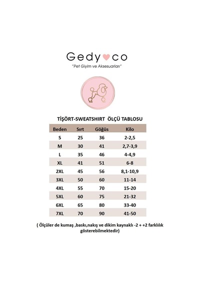 Gedyco Zümrüt Basic Küçük Irk Köpek Sweatshirtü