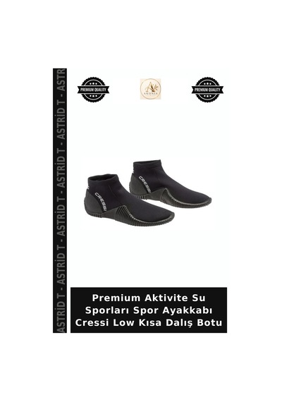 Premium Aktivite Su Sporları Spor Ayakkabı Cressi Low Kısa Dalış Botu 3mm - Xl - 44/45