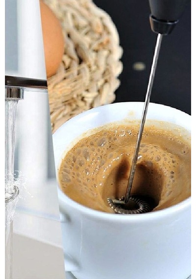 Kablosuz Pilli Kahve Karıştırıcı Süt Köpüğü Ve Latte İçin Taşınabilir Karıştırma Cihazı Paslanmaz Diğer