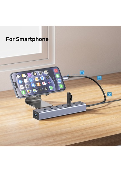 Unıtek Uhub S7+ 7 In 1 Unıversal Usb Hub H1335agy01-eu