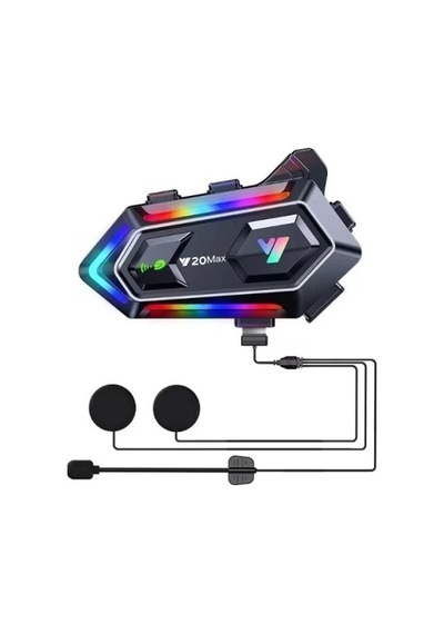 Mey İthalat Y20 Max Kablosuz Motosiklet Kask Intercom