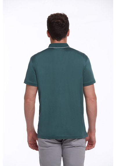 Hatemoğlu Yeşil Regular Fit %100 Pamuk Basic Polo Yaka Tişört-Yeşil Hatemoğlu Yeşil Regular Fit %100 Pamuk Basic Polo Yaka Tişört-Yeşil