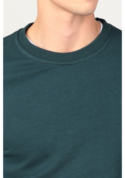 Tudors Unisex Relax Fit Rahat Kesim Pamuklu Yumuşak Dokulu İçi Polarlı Basic Yeşil Bisiklet Yaka Sweatshirt-23349-yeşil Yeşil Tudors Unisex Relax Fit Rahat Kesim Pamuklu Yumuşak Dokulu İçi Polarlı Basic Yeşil Bisiklet Yaka Sweatshirt-23349-yeşil Yeşil