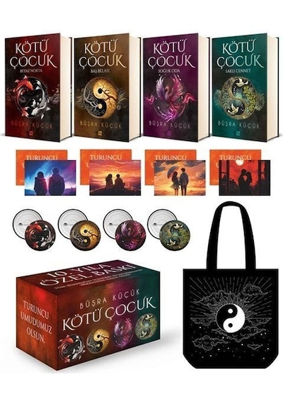 Kötü Çocuk Serisi Seti - 4 Kitap Takım - Kutulu - Büşra Küçük - Dokuz Yayınları