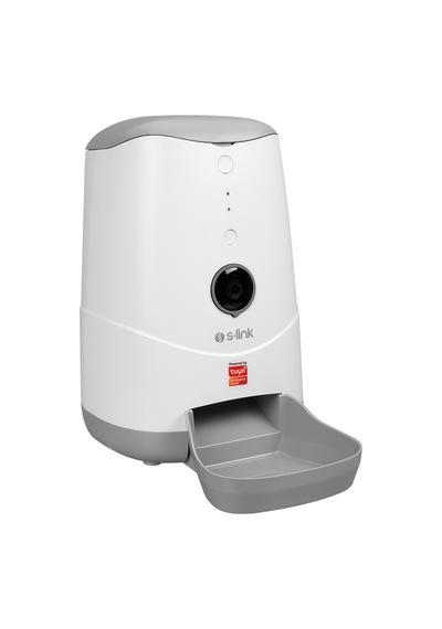 S-lınk Sl-20, 3,7litre Kapasiteli, Wifi, 1080p Kameralı, İyi Yönlü Ses, Tuya Destekli, Otomatik Yem Kabı