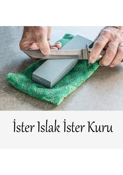 Bıçak Bileme Taşı 15 Cm Balta Testere Nacak Satır Keskinleştirme Girit Taş Bileyleme