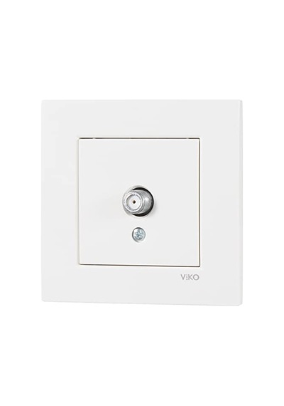 Viko Karre Beyaz Uydu Prizi F Kon-10 Db A.opp Enerji Sınıfı A