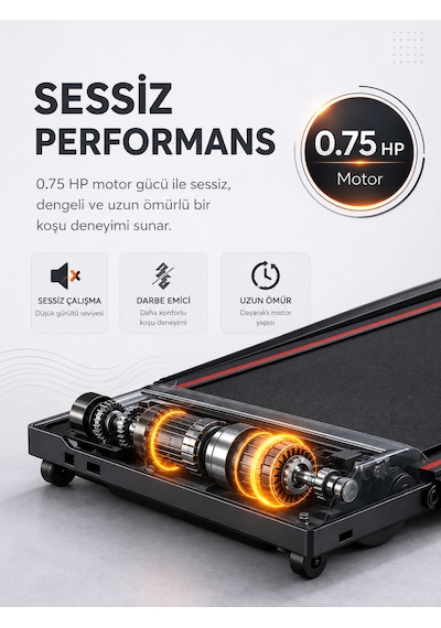 Voit Premium Compact Katlanabilir Koşu Bandı