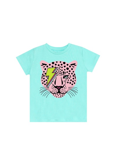 Denokids Şimsek Aslan Kız Çocuk Yazlık T-shirt Tayt Takım