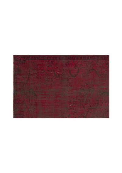 El Dokuması Vintage Yün-pamuk Kırmızı Halı 24272 180 X 266 Cm