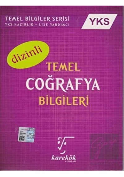 YKS Temel Coğrafya Bilgileri Dizinli  -  Ergin Taylan  -  Karekök Eğitim Yayın