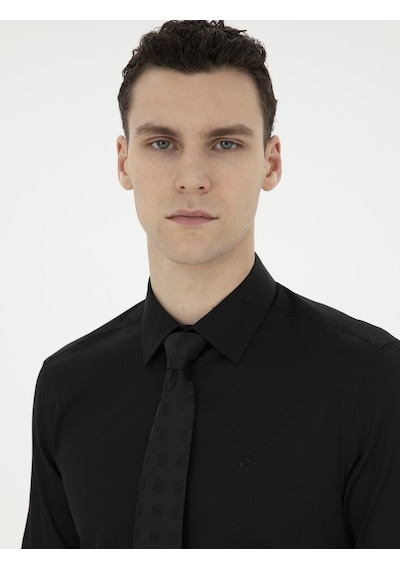 Pierre Cardin Erkek Siyah Gömlek Basic 50286102-vr046 Siyah