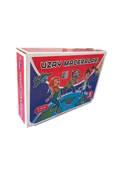 Uzay Maceraları 1 Paket 8 Kitap 3 Ve 4 Sınıf Okuma Kitabı 80 Sayfa Renkli Baskı Hikaye Kitap Seti