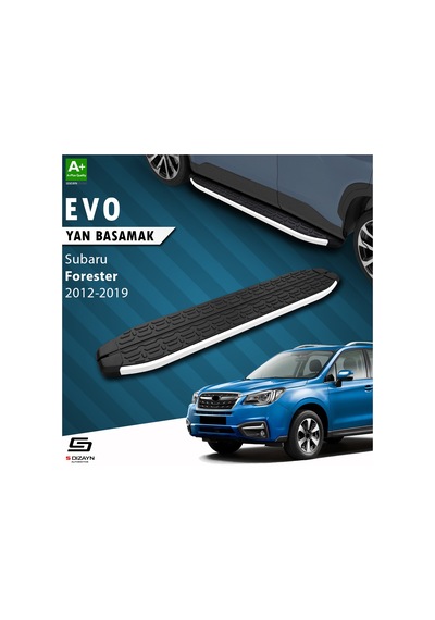 S-dizayn Subaru Forester 4 Evo Aluminyum Yan Basamak 183 Cm 2012-2019