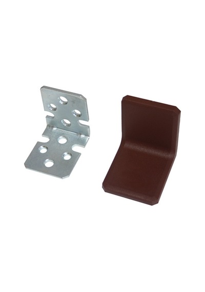 Plastik Kapaklı Metal Gönye Kahve 35x40x40 4 Adet Pk001ay00481 Renkli