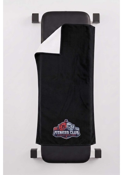 Sports Dijital Baskılı 50x100 Cm Spor Havlusu Sport5 Siyah