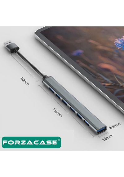 Usb 3.0 To Usb 2.0 Port Çoğaltıcı Hub 7in1 Otg Adaptör 6lı Usb Çoklayıcı -fc445