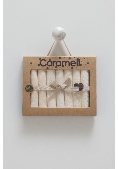 Caramell %100 Pamuk Tiny Lace Mendil Crml.mnd1894 Bej