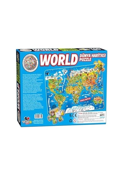 Dünya Haritası Puzzle