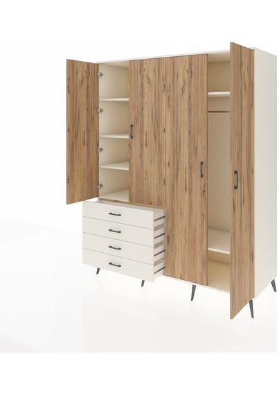 Kronos Gardrop 6 Raflı 4 Çekmeceli Tek Askılı 176x59x221 Aytaşı-çam/aytaşı Çam/aytaşı Kronos Gardrop 6 Raflı 4 Çekmeceli Tek Askılı 176x59x221 Aytaşı-çam/aytaşı Çam/aytaşı