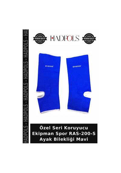 Özel Seri Koruyucu Ekipman Spor Ras-200-s Ayak Bilekliği Mavi