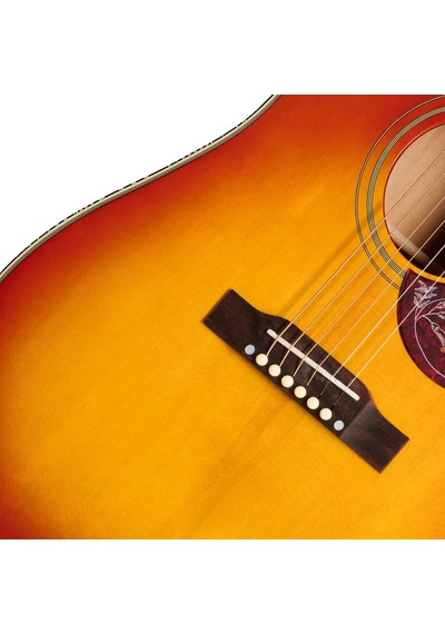 Epiphone Hummingbird Standard Ec Elektro Akustik Gitar Cherry Sunburst