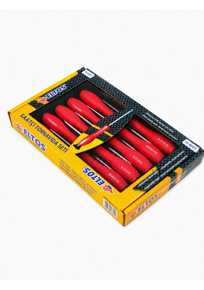 10 Parça Saatçi Tornavida Seti Düz / Ph / Torx Hassas Tornavida Takımı
