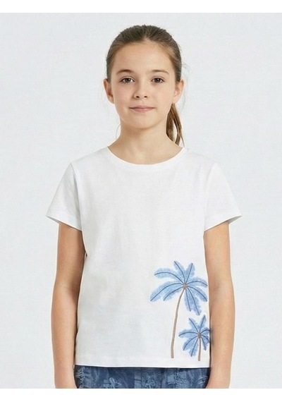 Xo Kids Kız Çocuk 2lü Alt Üst Kombin Takmı 8-14 Yaş Set0489 İndigo