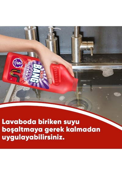 Cillit Bang Turbo Hijyenik Gider Lavabo Açıcı Jel 2 x 500 ML