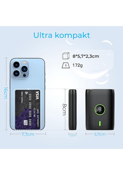 Woyax by Deji Powerbank 10000 mAh 22.5W Hızlı Taşınabilir Şarj Cihazı - Woyax by Deji Powerbank 10000 mAh 22.5W Hızlı Taşınabilir Şarj Cihazı -