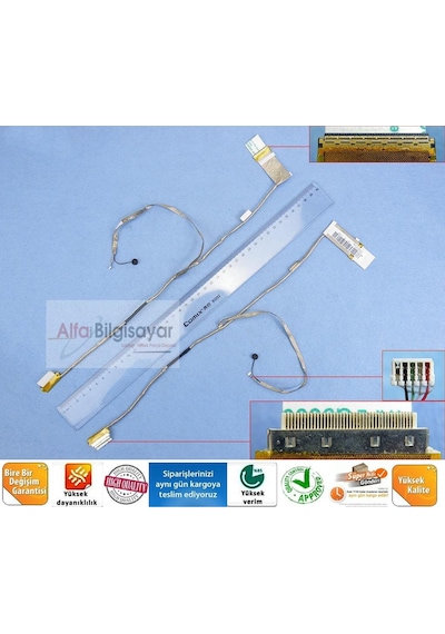 Laptopyedekparca Asus Uyumlu N55, N55Sf, N55Sl, N55S8 Data Kablo Lcd Lvds Flex Cable Sı
