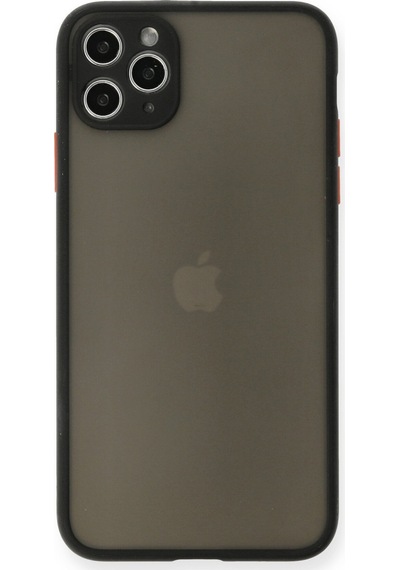 Apple iPhone Uyumlu  11 Pro Max Kılıf Montreal Silikon Kapak -  Siyah
