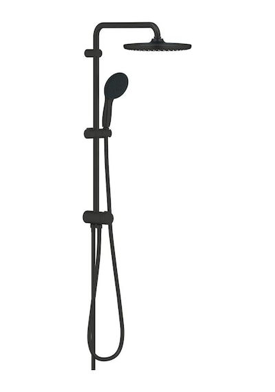 Grohe Tempesta System 250 Duvara Monte Duş Sistemi, Yön Değiştiricili, Mat Siyah, 269802431 Gri