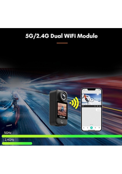 Sjcam C300 Pocket 4k Wifi Mini Aksiyon Kamerası Siyah